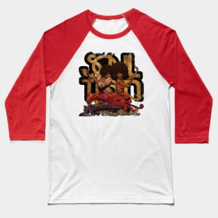 Soul Train Vintage Look Fan Design Baseball T-Shirt